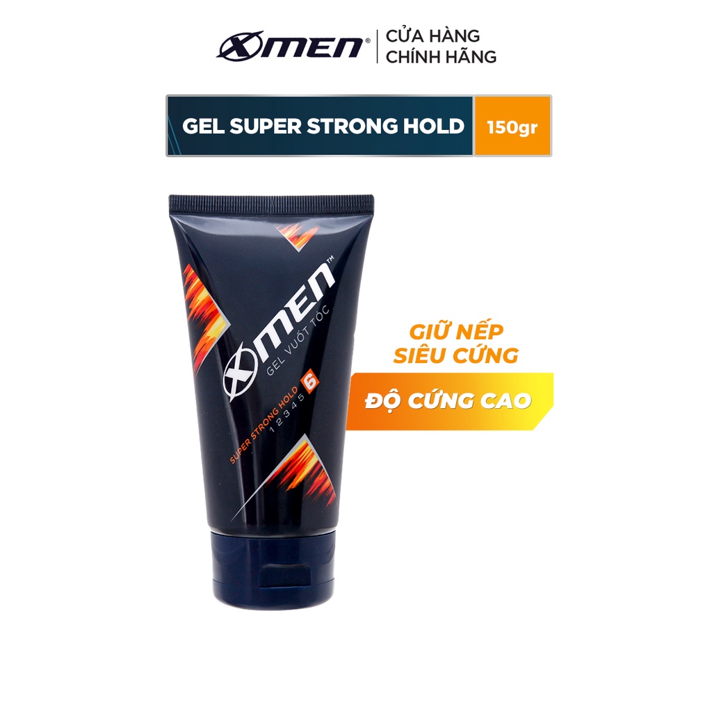 Gel vuốt tóc X-men Siêu cứng tóc 150g - Super Strong Hold