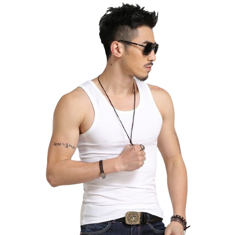 Áo Ba Lỗ Nam Aristino Thun 3 Lỗ Trắng Trơn Lót trong Sơ Mi 100% Cotton Mềm Mịn Co Giãn Siêu Thấm Mồ Hôi Áo Tank top AC21