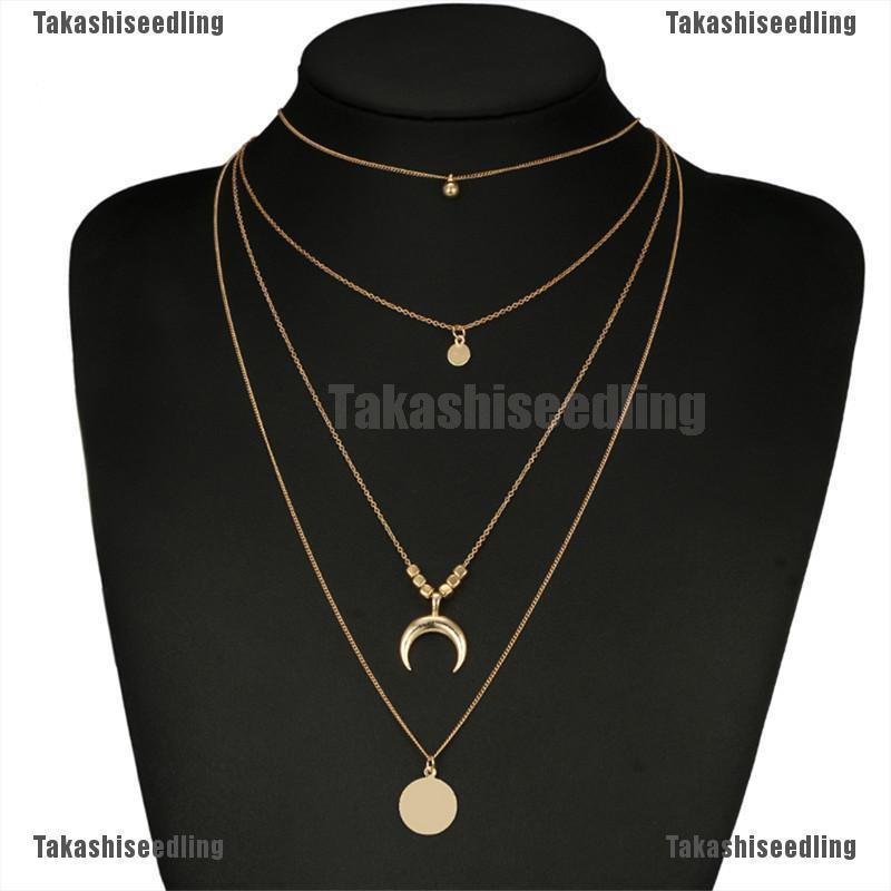 Dây Chuyền Mặt Trăng Lưỡi Liềm Sang Trọng