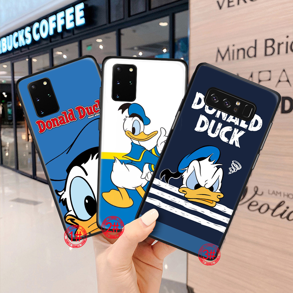 Ốp điện thoại mềm hình 45U Disney Vịt Donald cho Samsung S7 Edge S8 S9 S10 Plus Plus S10E