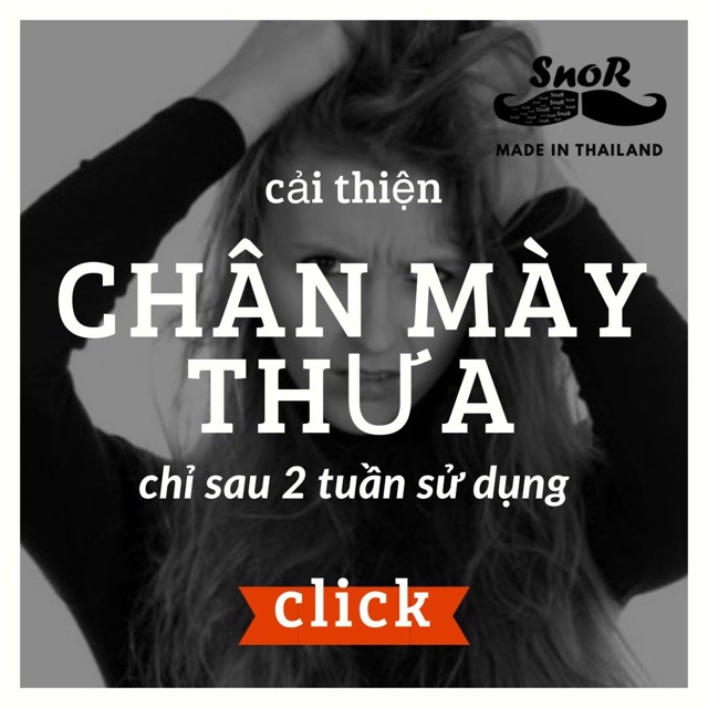 SÁP SNOR THAILAND MỌC RÂU, TÓC VÀ TẤT CẢ CÁC LOẠI LÔNG 15G CÓ CHỨA LCLT