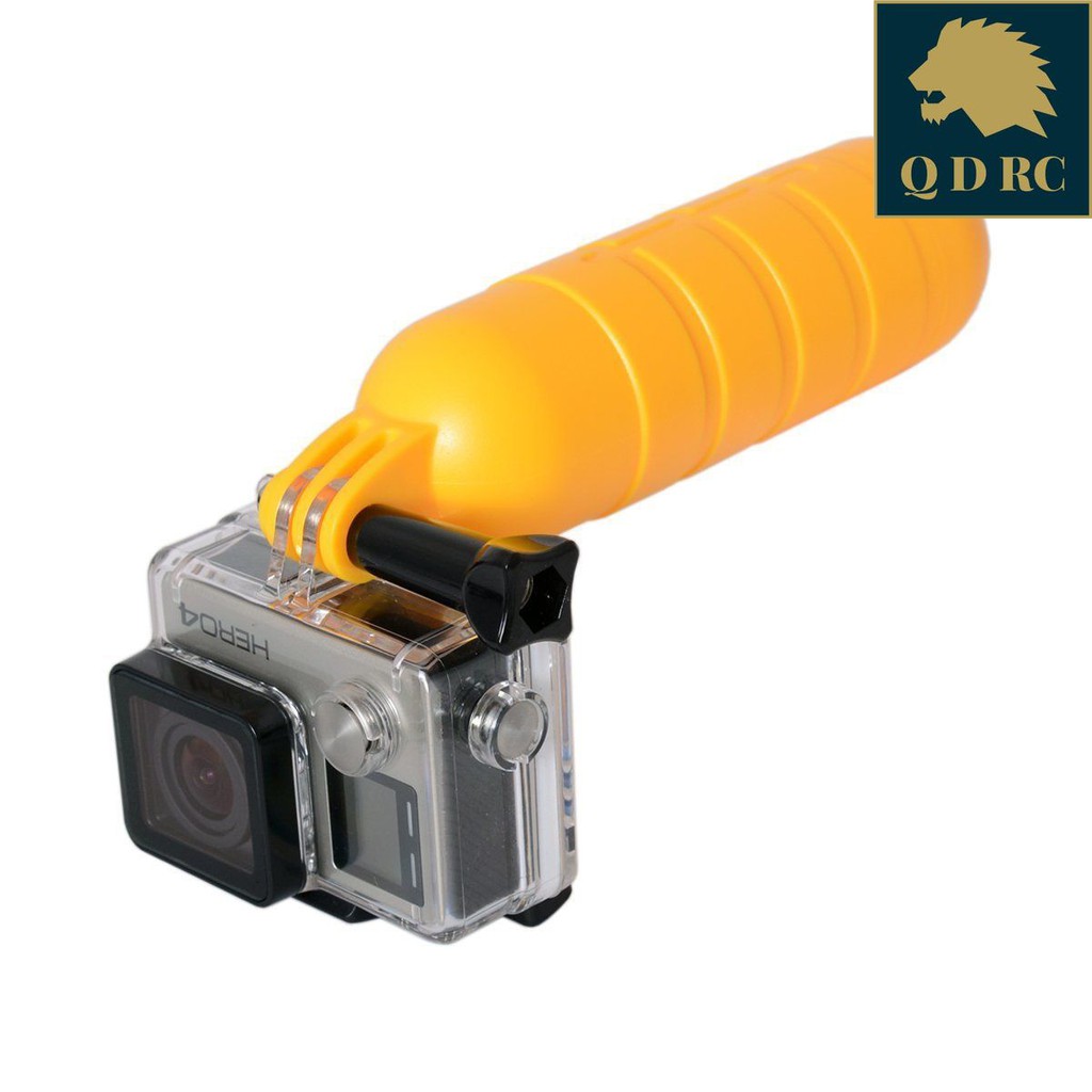 Phao nổi cầm tay vàng phụ kiện action cam Gopro Hero Sjcam Eken Amkov Xiaomi YI QUADVIC.COM N00046