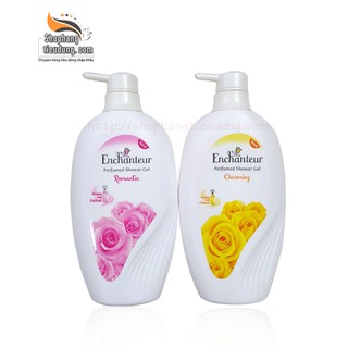 sữa tắm enchanter hương nươc hoa 650g
