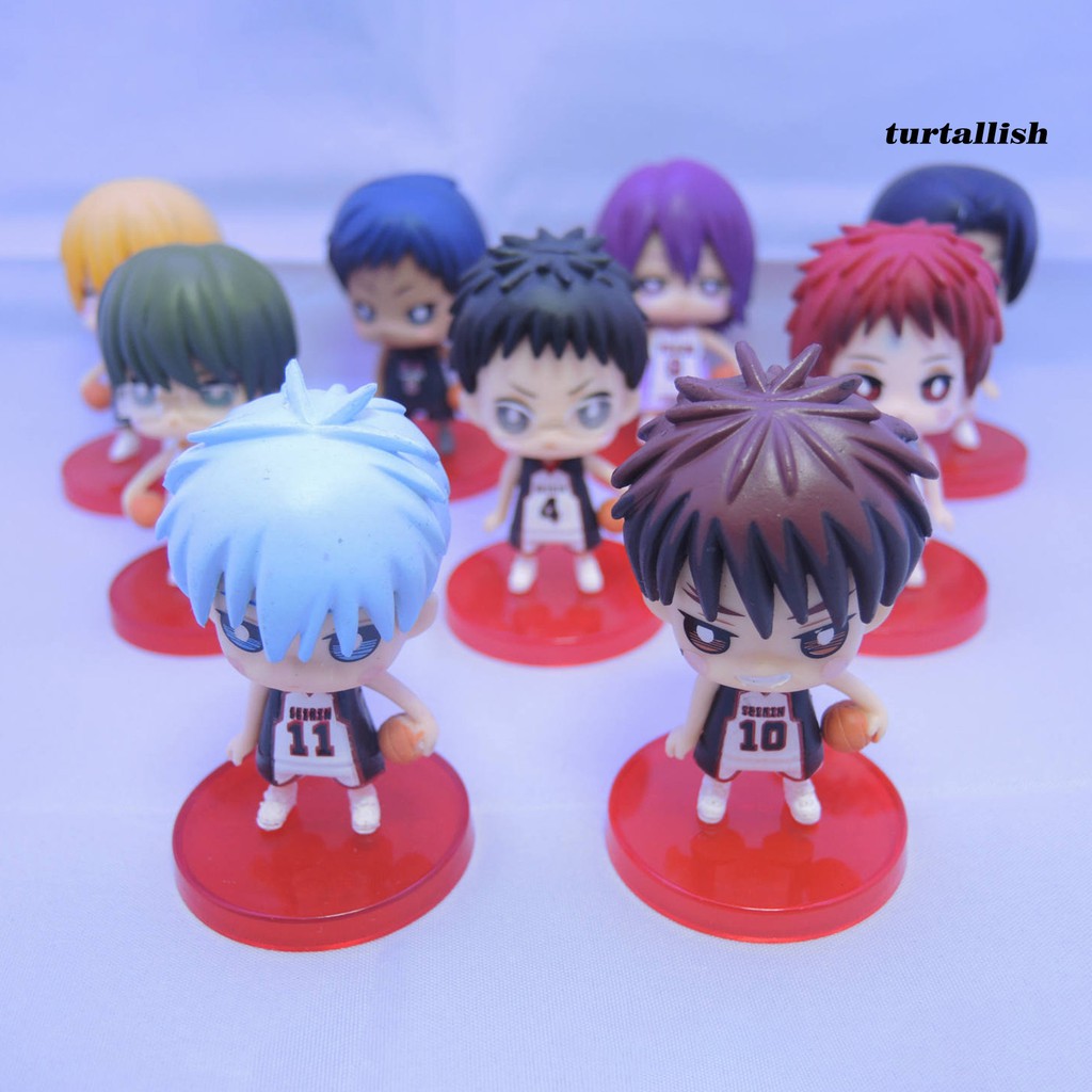 Set 9 Mô Hình Nhân Vật Phim Hoạt Hình Kuroko Trang Trí