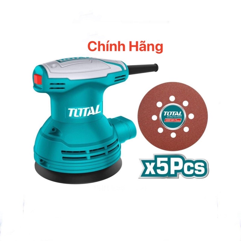 TOTAL Máy chà nhám tròn 320W TF2031256 (Cam kết Chính Hãng 100%)