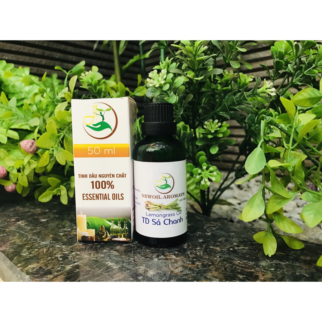 Tinh dầu Sả Chanh Lemongrass Trường An Essential Oil, xuất sứ thiên nhiên không pha tạp chất, có giấy kiểm định COA