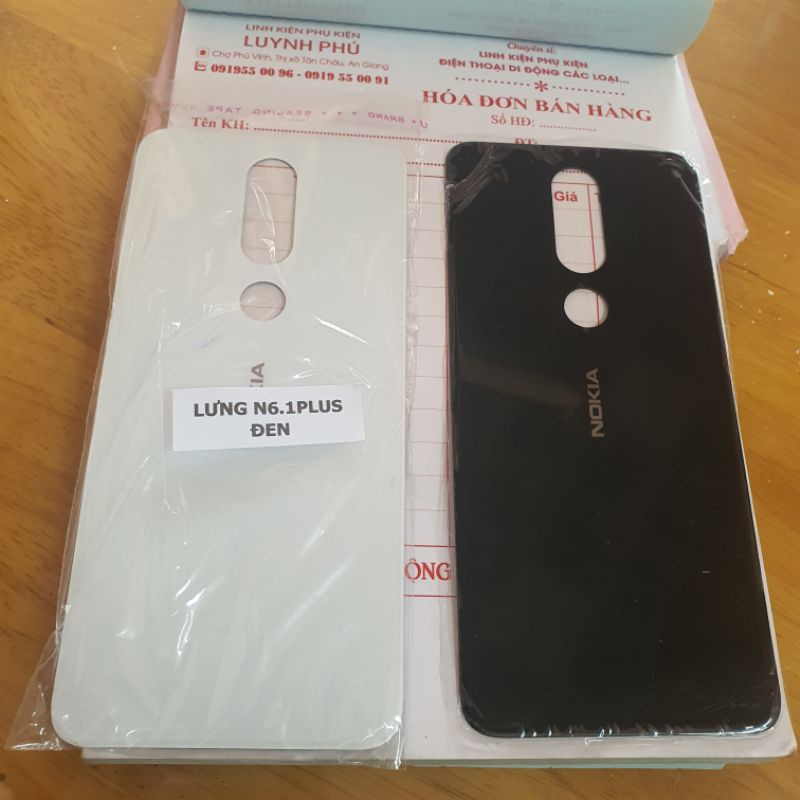 Nắp lưng nokia 6.1 plus x6 zin BAO TEST