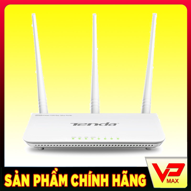 Bộ phát Wifi Tenda xuyên tường cực mạnh W309 R+ FH305 F303 3 anten có thể repeater kích sóng