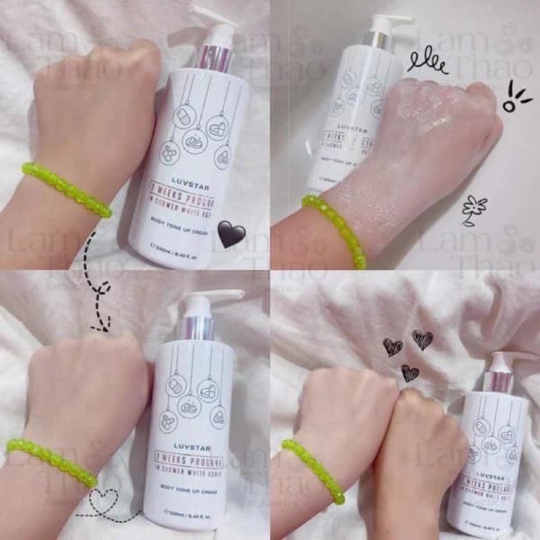 SỮA TẮM TRUYỀN TRẮNG LUVSTAR BODY TONE UP CREAM 250ML