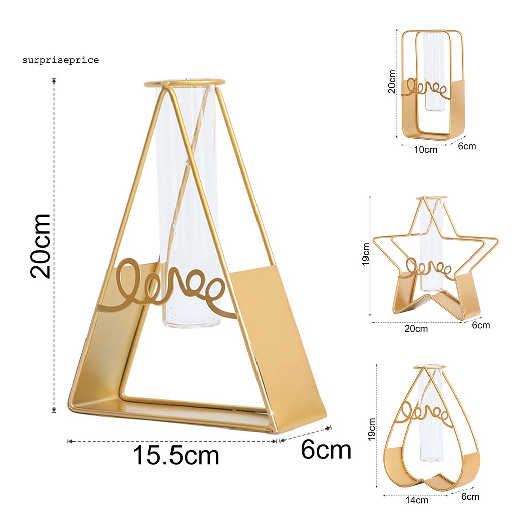 Lọ Hoa Bằng Thủy Tinh Trong Suốt Có Thể Gấp Lại Dùng Trang Trí Nhà Cửa