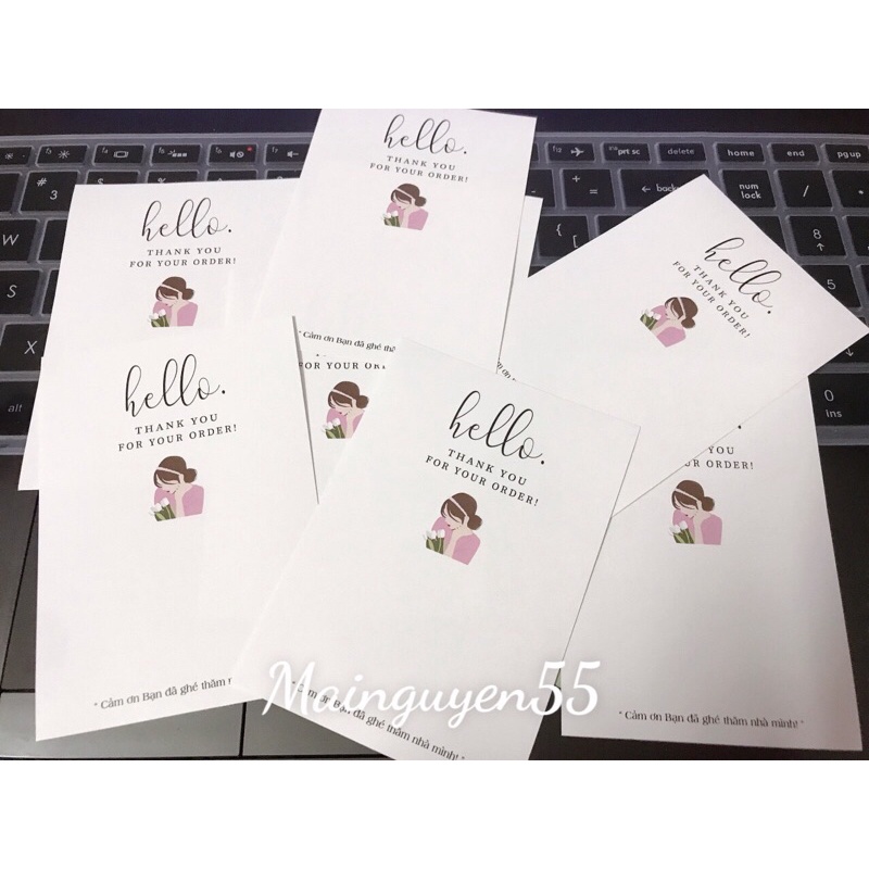 [ Sẵn ] Combo 100 Tem Thank You Dán Hộp