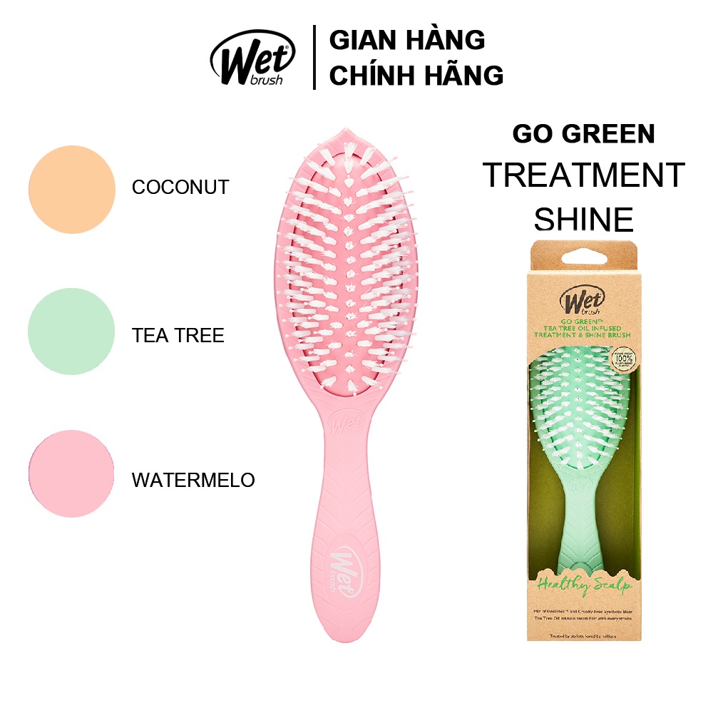 Lược gỡ rối WETBRUSH dòng gỡ rối kèm làm bóng tóc BIO