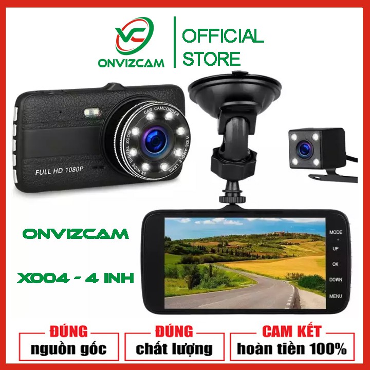 Camera hành trình hãng X004 Tiếng Việt chuẩn, hình sảnh sắc nét 1080P, cam kết hoàn tiền màn hình 3,6 inh