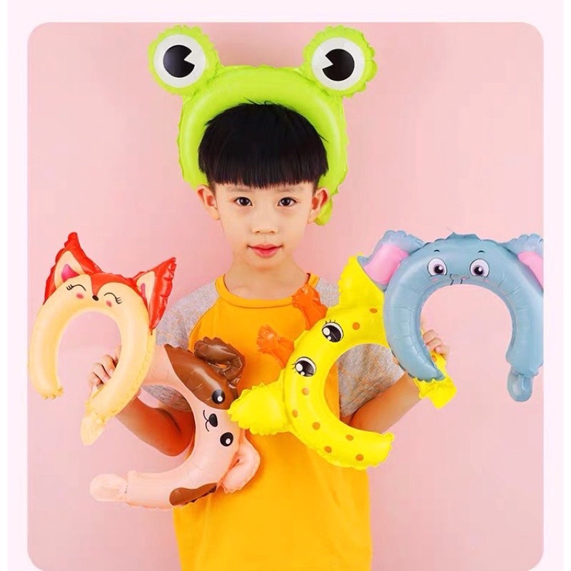 Bờm, băng đô cài tóc bằng bong bóng phù hợp với mọi lứa tuổi phụ kiện chụp hình sinh nhật, kỷ yếu, party