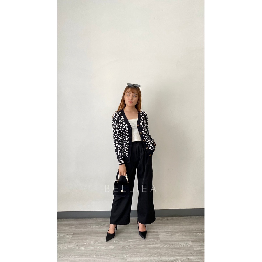 Áo Cardigan Dệt Kim Nhập Khẩu Cao Cấp Phong Cách Hàn Quốc Cho Người Lớn Tuổi Teen