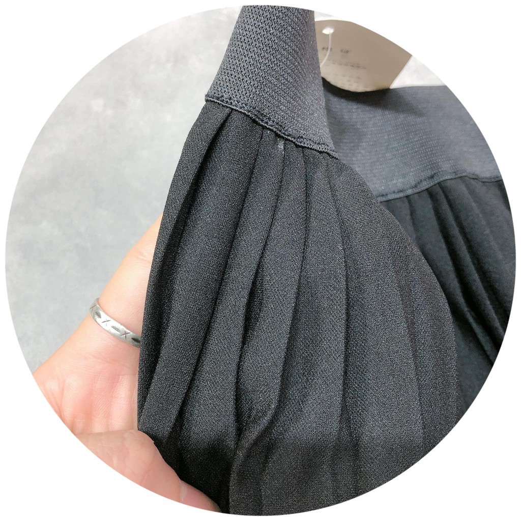 Chân váy xếp ly dài Cạp chun ĐEN(kèm ảnh thật,video)(TranHuongShop - chuyên đồ nữ) | BigBuy360 - bigbuy360.vn