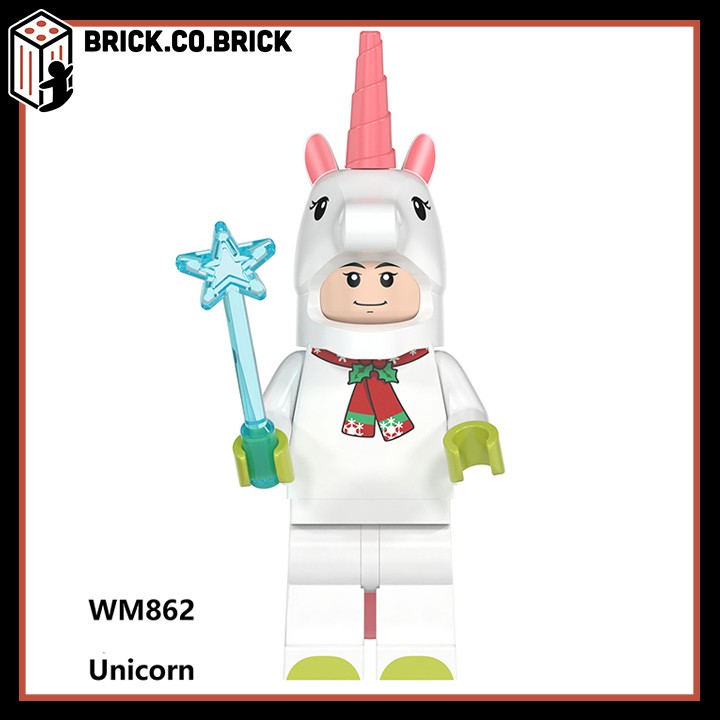 WM6077 (CÓ SẴN) - Đồ chơi lắp ráp minifigure nhân vật lego Câu chuyện đồ chơi Toy Story phiên bản giáng sinh