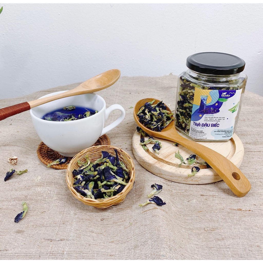 Trà Hoa Đậu Biếc Hữu Cơ Sấy Lạnh Tiệt Trùng _Bamboo
