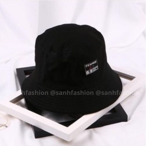 Mũ bucket thêu chữ It's So nice Nón tai bèo chất kaki thời trang cao cấp form unisex nam nữ BK26