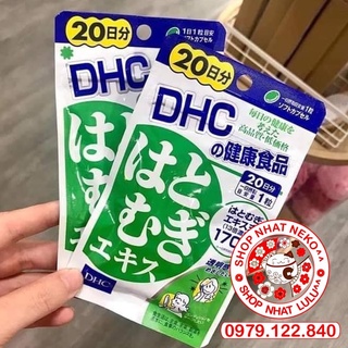 Viên uống trắng da coix DHC Nhật Bản 20/60 viên 20/60 ngày