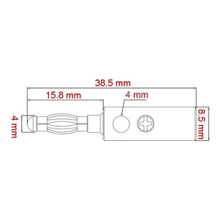 Jack Bắp Chuối 4mm Đen