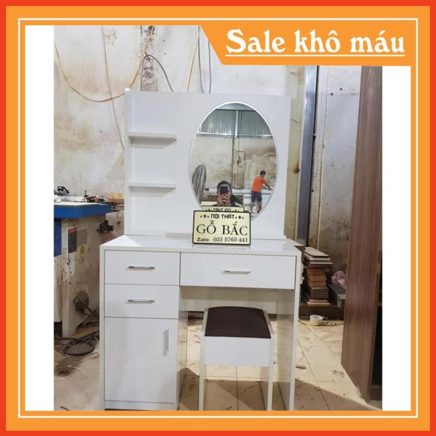 Bàn trang điểm gỗ MDF phủ melamine bóng đẹp
