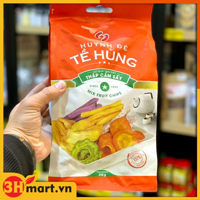 Củ quả trái cây sấy khô TỀ HÙNG (gói 250G)