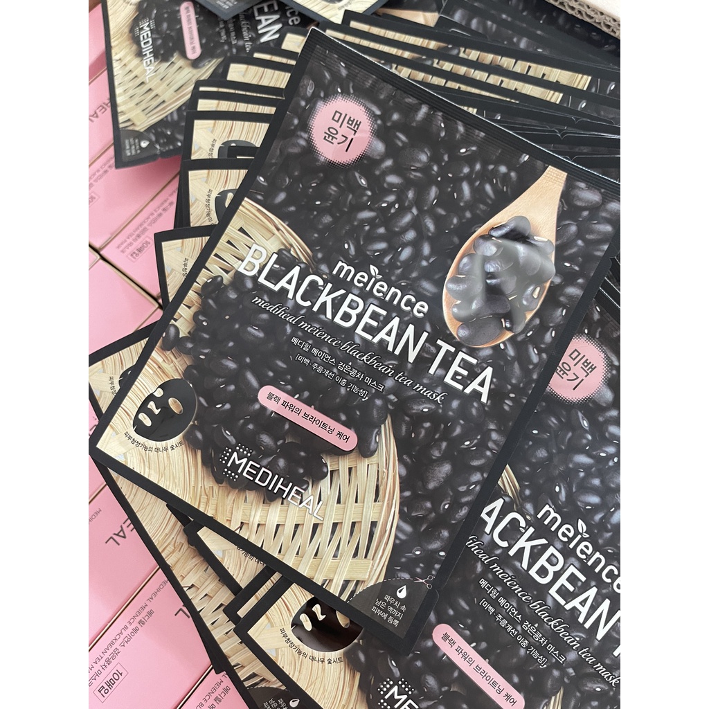Mặt Nạ Trà Đậu Đen Mediheal Meience Blackbean Tea Mask