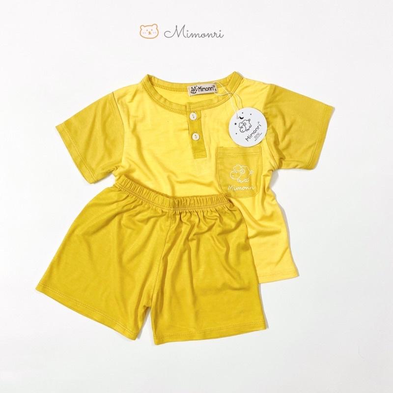 BỘ CỘC TAY THUN LẠNH CỔ TRỤ SIÊU ĐẸP CHO BÉ