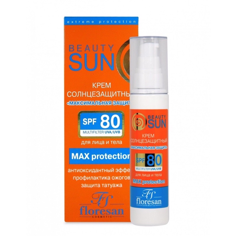 Kem chống nắng Floresan Beauty Sun Max protection SPF80 75ml