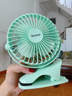Quạt kẹp tích điện mini yoobao