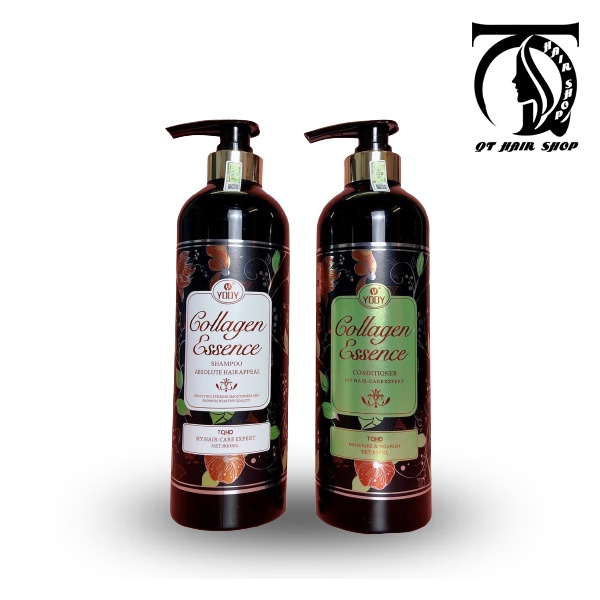 Dầu Gội Cặp COLLAGEN ESSENCE YODY Phục Hồi Và Kích Thích Mọc Tóc 800MLx2 QT Hair Shop [CHÍNH HÃNG]