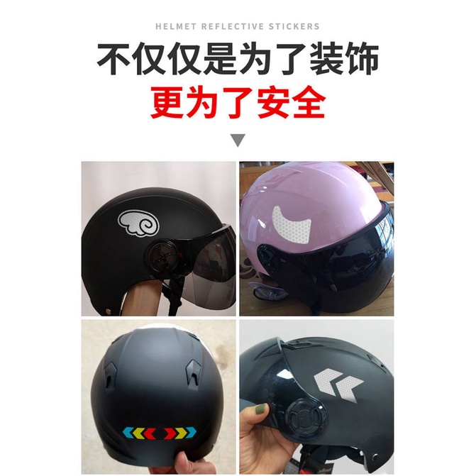 Miếng dán phản quang tự dính cho mũ bảo hiểm/ xe hơi 3M chống thấm nước chống nắng fZbJ