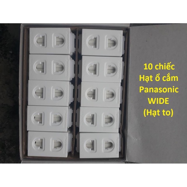 Ổ cắm đơn 2 chấu panasonic