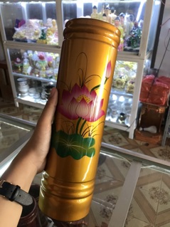 Ống đựng hương ( nhang ) gỗ