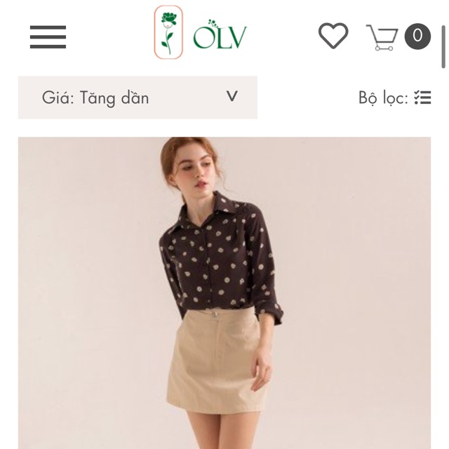 Chân váy chữ A OLV boutique