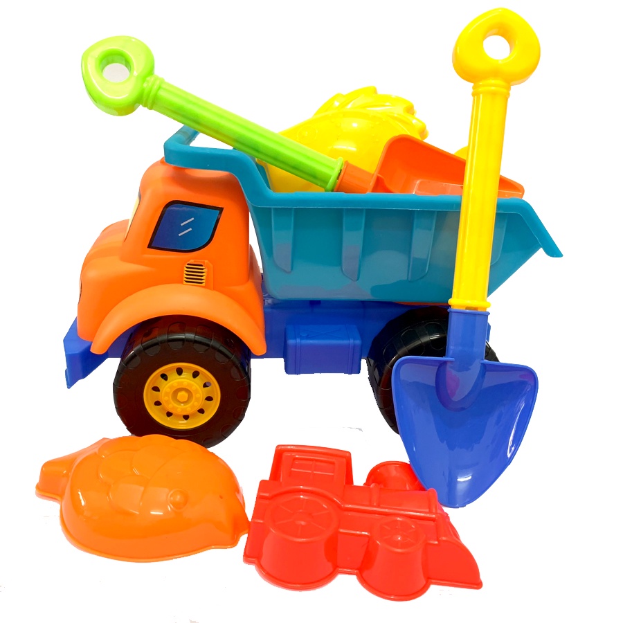 Bộ đồ chơi ô tô xúc cát kèm xẻng xúc
