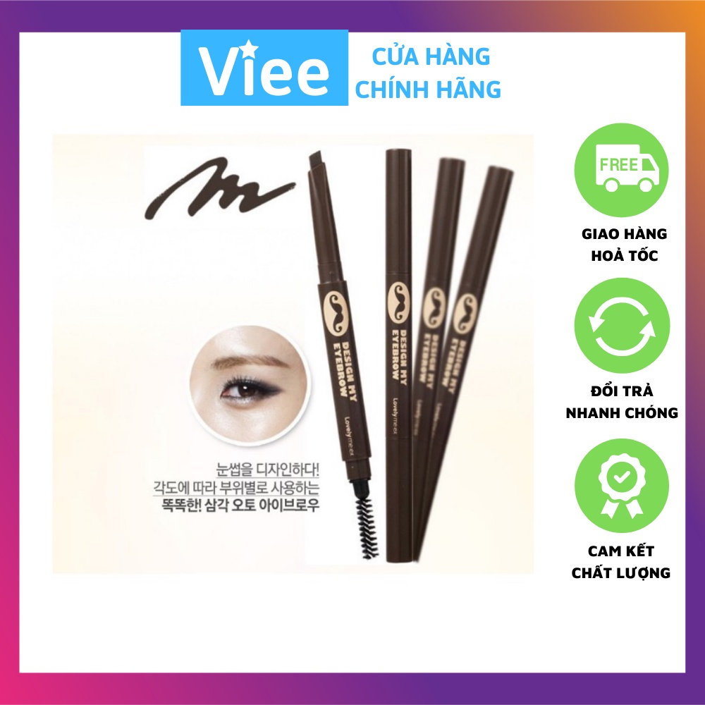 Chì kẻ mày Lovely Meex Design My Eyebrow Pencil