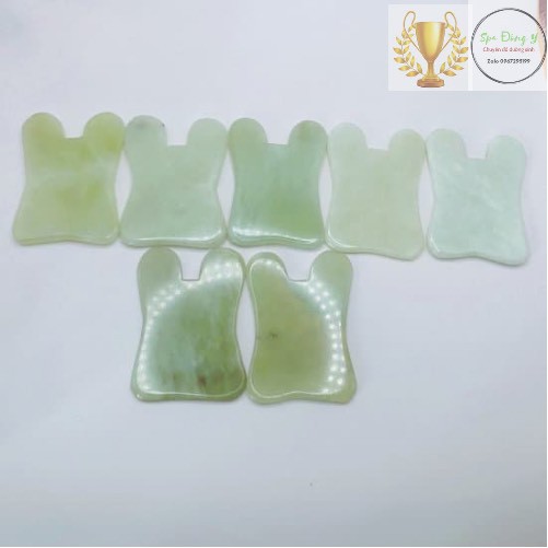 Ngọc cạo gió mặt, ngọc massage mặt, spa, chăm sóc mặt đông y hàng công ty