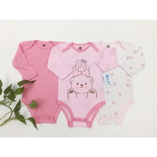 (Mã xả 12) Set 3 body dài tay cho bé ( chọn mẫu)