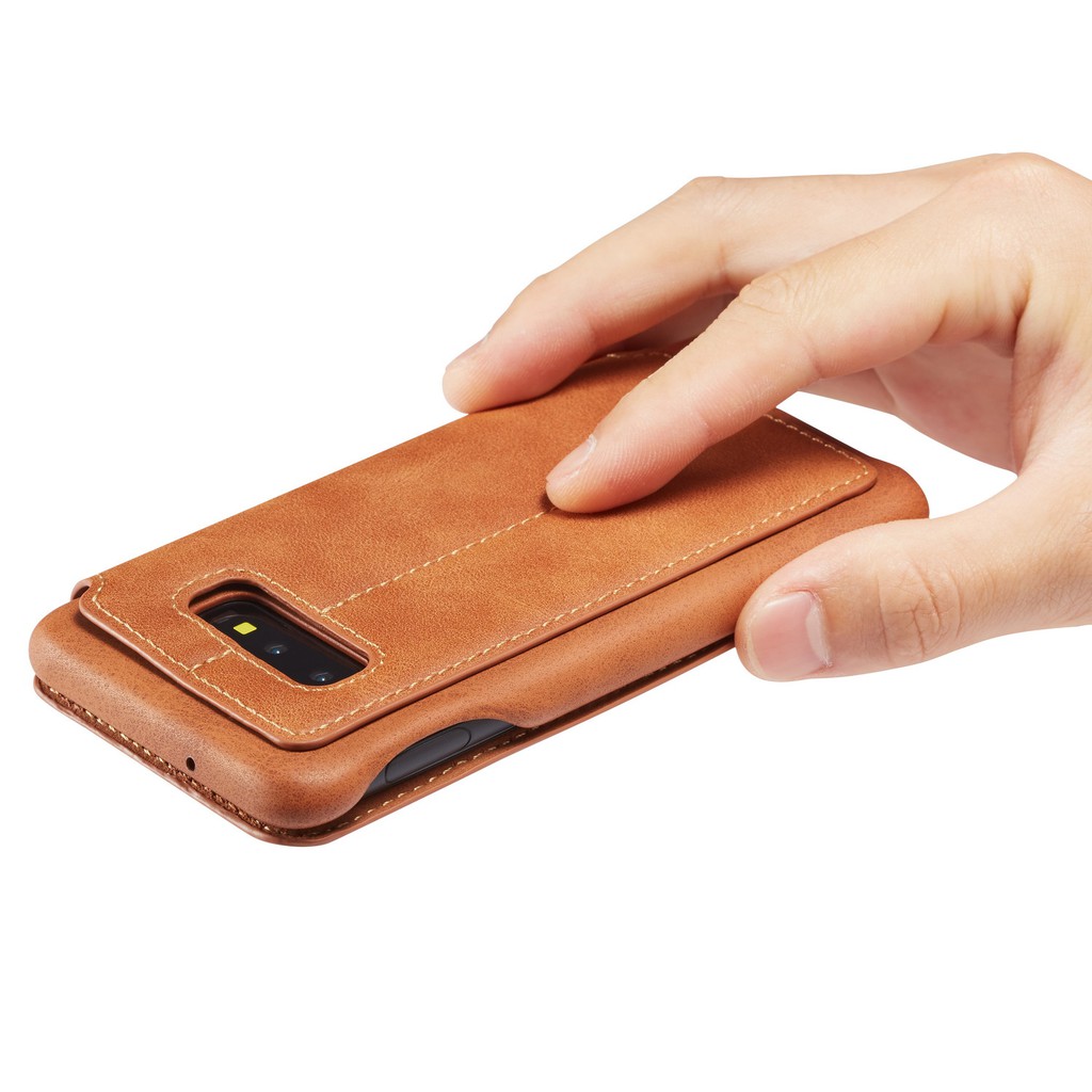 Ốp lưng da nắp lật thời trang dành cho Samsung S10/S10 Plus/S10E/S10 5G | BigBuy360 - bigbuy360.vn