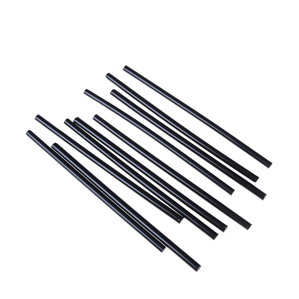 Set 10 Que Keo Nến Màu Đen 7x190mm