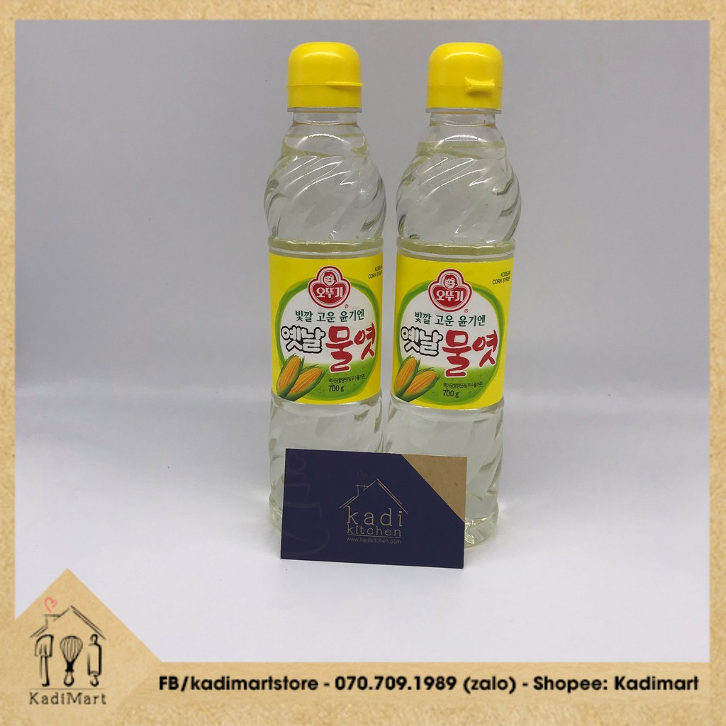 Nước đường mật ngô 🍩FREESHIP🍩 Hàn Quốc-Corn Syrup chai 700ML- Kadi Mart nguyên liệu & dụng cụ làm bánh