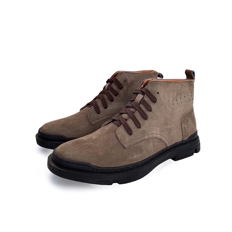 Giày nam cổ lửng da bò thật TEFOSS HN001 size 38-44