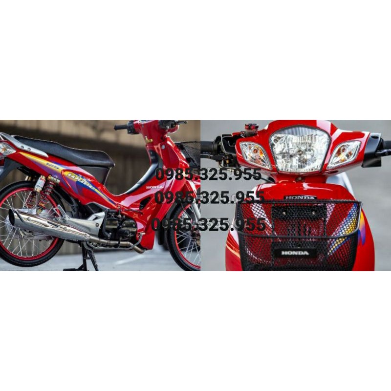 Dàn Áo full chóa trước sau Wave 125R , Future 2 màu đỏ đời 2003 - 2005 nhập Thái Lan