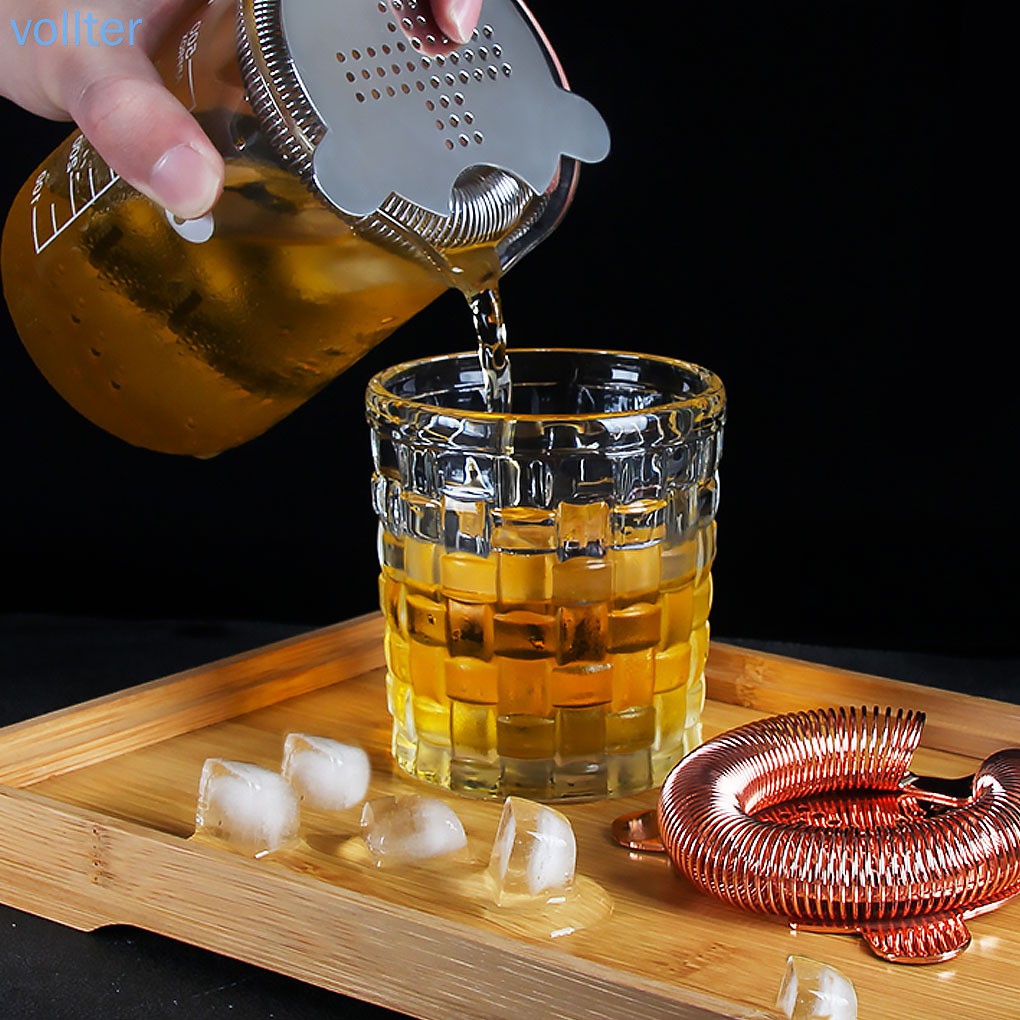 Dụng cụ lọc đá cocktail bằng thép không gỉ cao cấp chuyên nghiệp