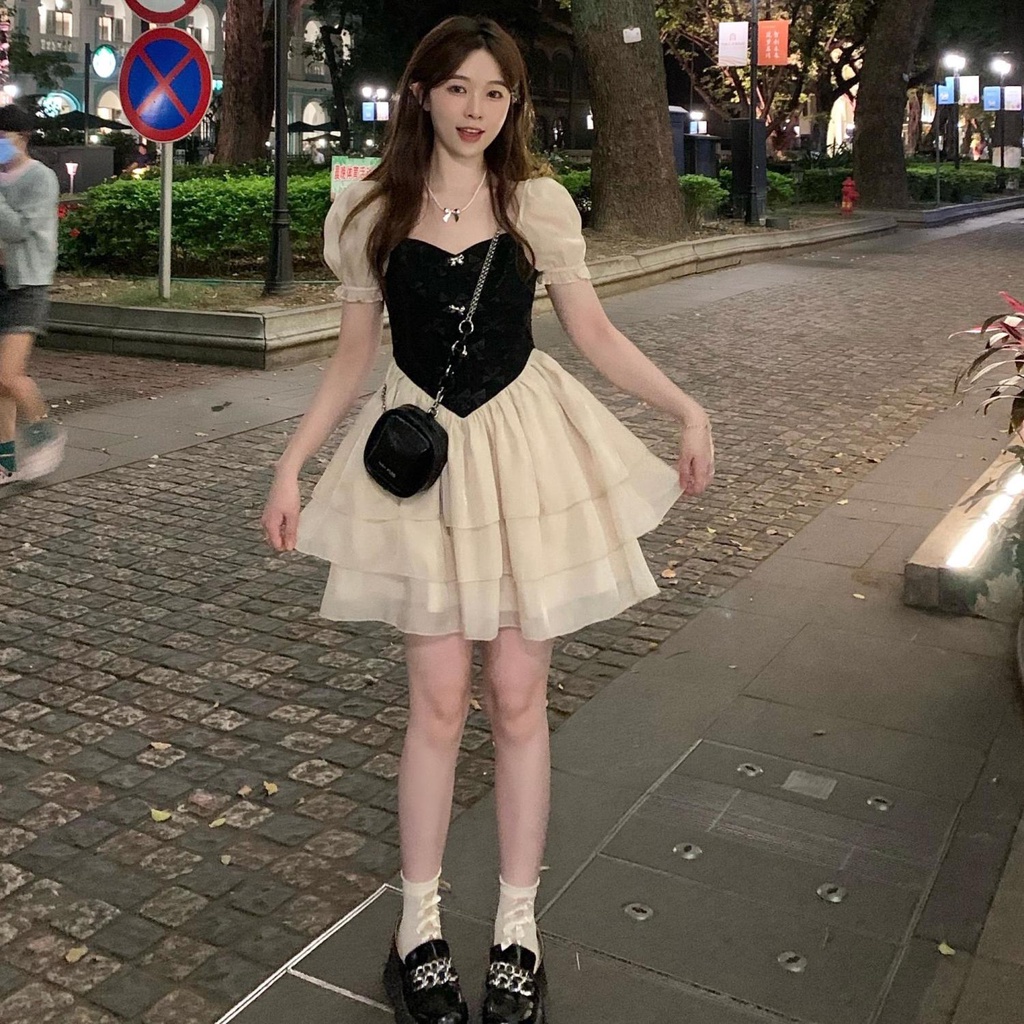 Đầm Công Chúa Dáng Ôm Phong Cách Hàn Quốc Thời Trang Mùa Hè 2022 Mới