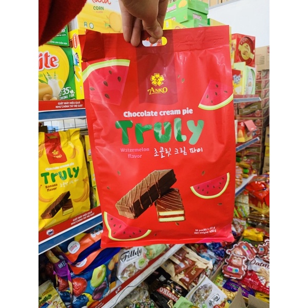 Bánh Mềm Phủ Socola Truly Anko Gói 400G
