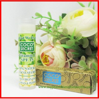 Son Dưỡng Môi Coco-Secret Tinh Dầu Bạc Hà