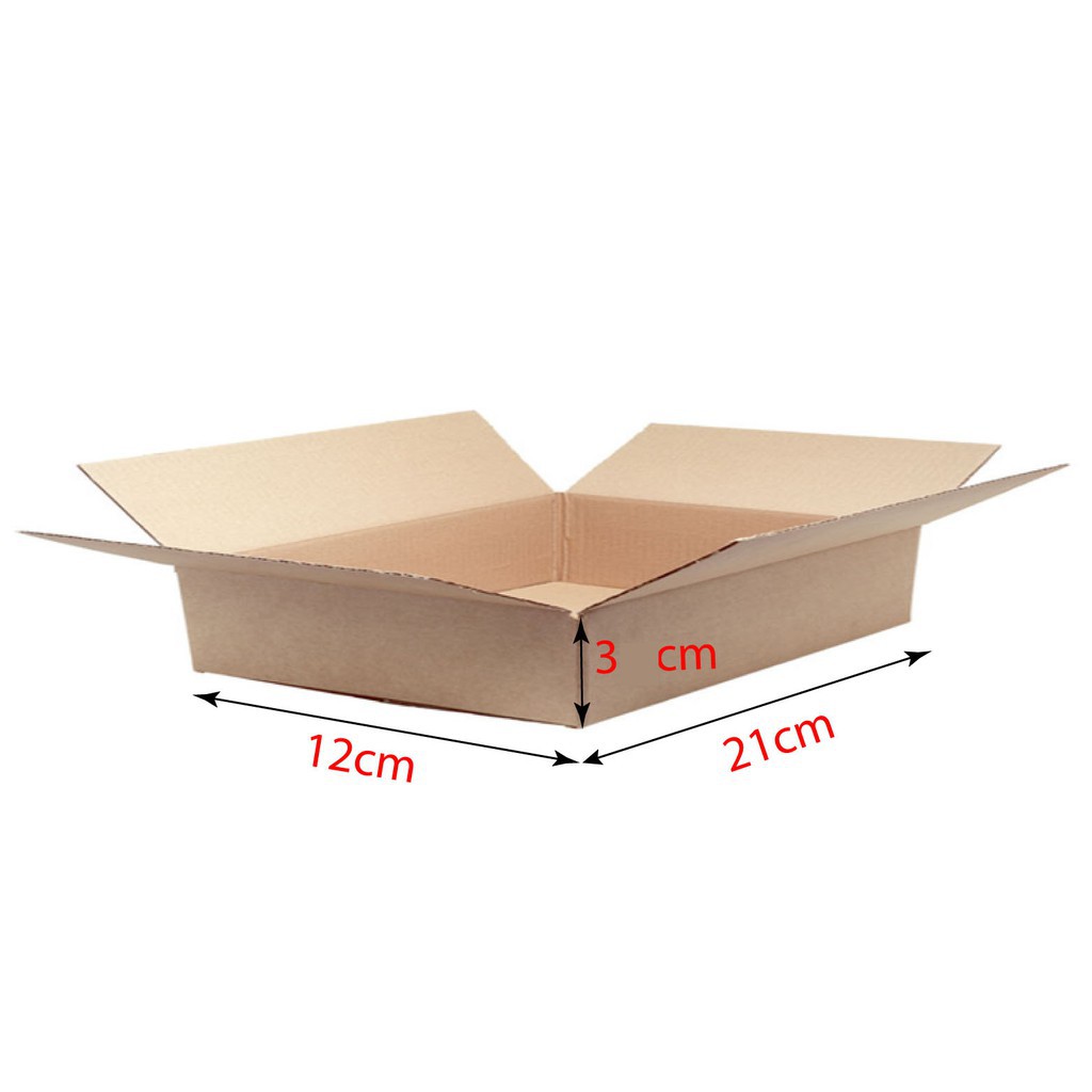Thùng giấy Carton 21*12*3cm-y55